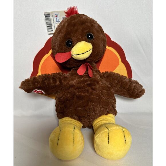 Build A Bear Thanksgiving Turkey 16" Plush Stuffed Animal Toy BABW - VGC NEW - Picture 1 of 9